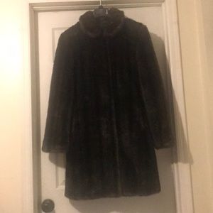 Alpine studio fur long women’s jacket
